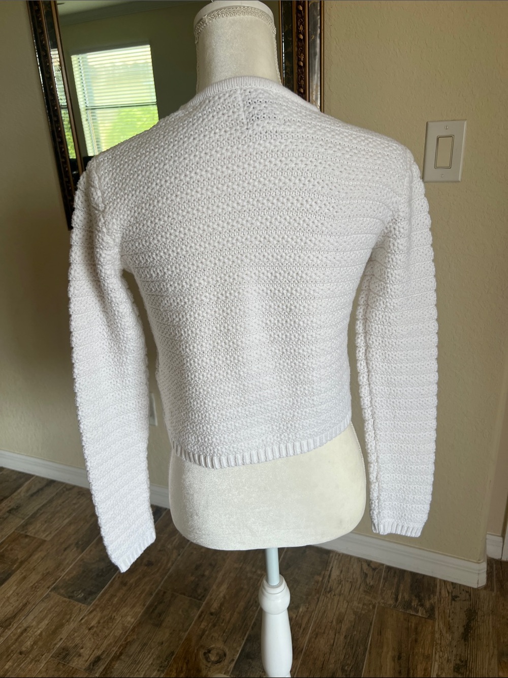 Joie White Textured Knit Button-Front Cardigan - Picture 11 of 17